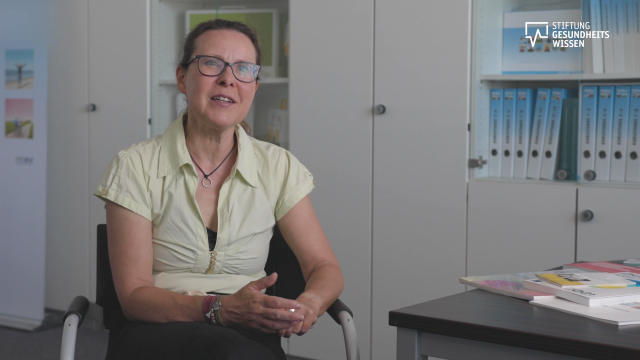 Frau Dr. Astrid Tombek, Diabetes- und Ernährungsberaterin am Diabetes-Zentrum Bad Mergentheim.